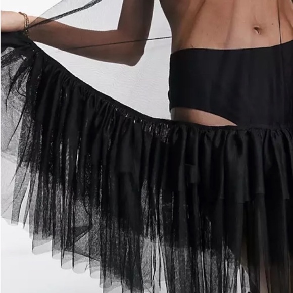 Free People Push Send Sheer Mini Slip Xtra Small - Picture 5 of 9